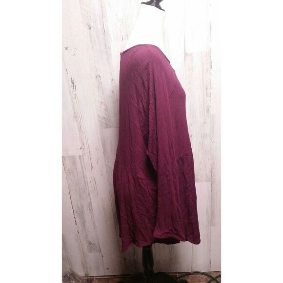 Torrid Purple Size 4 Double Keyhole Neckline Tunic - Picture 3 of 7